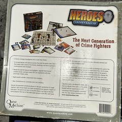 Heroes Incorporated Boardgame. 2-4 players ages 12+ Quest Machine, 2004 Complete