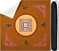 Anti Slip Noise Reduction Mahjong Table Mat with Carrying Bag 31.5 Inches