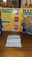 Vintage 1999 Pressman MAKE 7 Tile Board Game Complete Nice Condition
