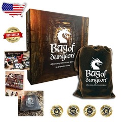 Fantasy Board Game 1-4 Players Ages 7+ Endless Replayability Dungeon Crawler