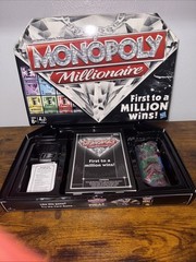 Hasbro Monopoly Millionaire Board Game Ages 8 and above Max of 4 players