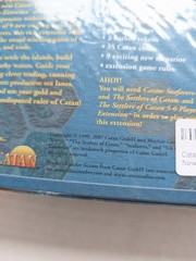 SEALED Catan Seafarers 5-6 Player Extension Expansion 3064 Board Game 2007