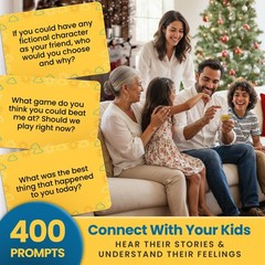 400 Conversation Cards for Kids – Engage Kids, Laugh, and Grow Closer During …