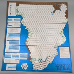 Vintage Avalon Hill Source Of The Nile Strategy Board Game 1979 USA Multicolor
