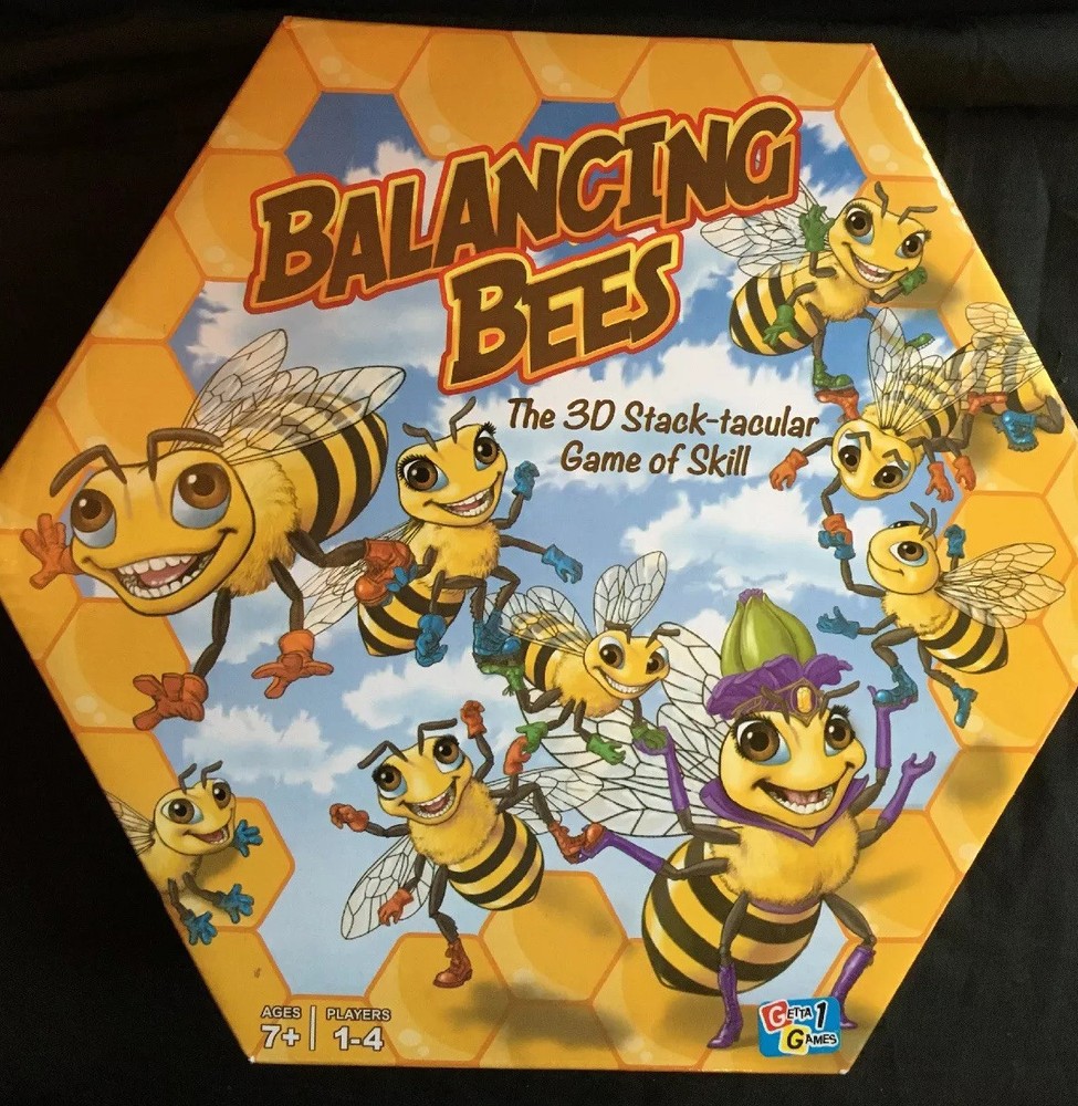 Balancing Bees 3D Stacking Game Of Skill Complete 7+ years 1 to 4 players
