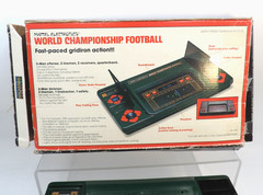 Vintage 1980 Mattel Elect World Championship Football +Box & Manual / For Repair