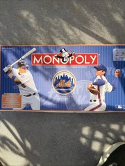Monopoly New York Mets NY Collector’s Ed. Complete Board Game. Pewter Tokens