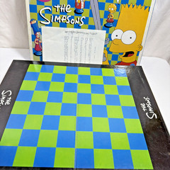The Simpsons Board Game Lot Jeopardy Clue Life 3-D Chess Vintage 4 Games