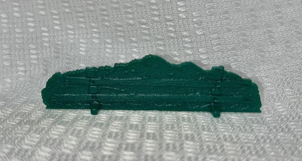 Battle Masters Board Game #4210 1992 ~ Replacement PLASTIC HEDGE PIECE