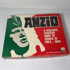 Vintage Anzio Avalon Hill Wargame Board Game WWII Strategy 1944 Italy Campaign