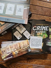 Chronicles Of Crime Base Game. Used, EXCELLENT. Lucky Duck Games.