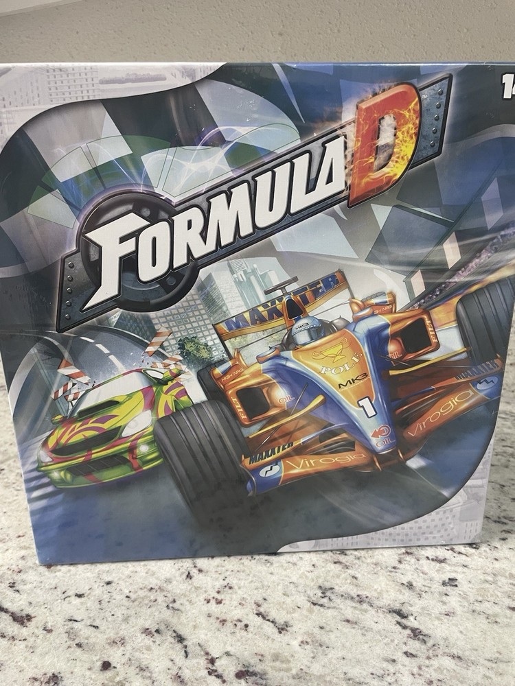 Zygomatic Formula D Sports Board Game, Painted Cars, 2-10 Players, Ages 14+