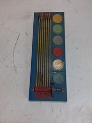 Antique GEE WIZ No. 40 Wolverine Supply Toy Metal Horse Racing Game TD37D