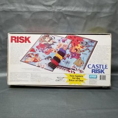 For Parts RISK + Castle 2-in-1 Board Game – Missing Some Pieces