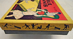 Antique Playtime Table Tennis No.1125 1931 Jack Pressman Co. #2775 Box Bottom LN