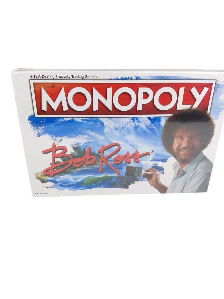 NEW SEALED USAOPOLY: Bob Ross Monopoly Game Collectible NEW