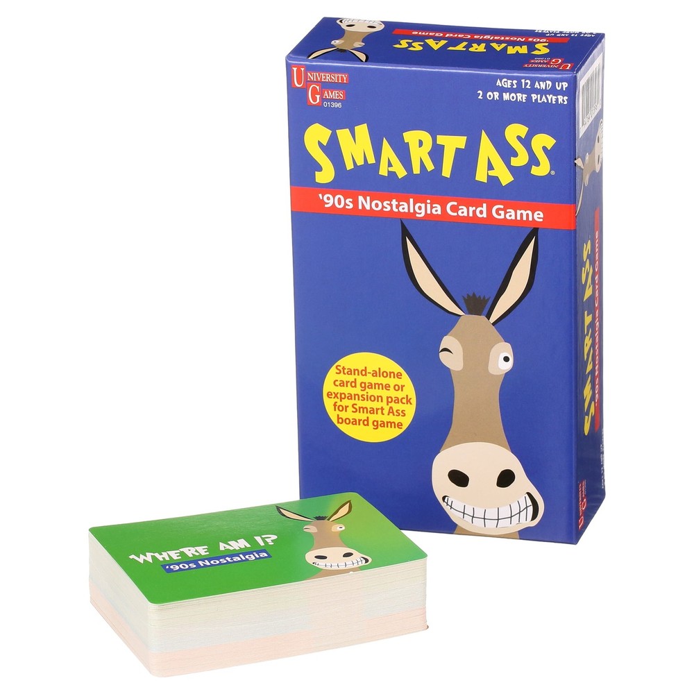 Smart Ass ’90S Nostalgia Classic Card Game, by University Games
