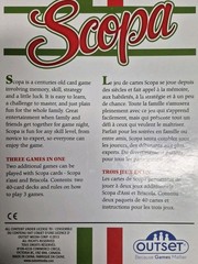 Scopa – Italian Card Game – Outset New