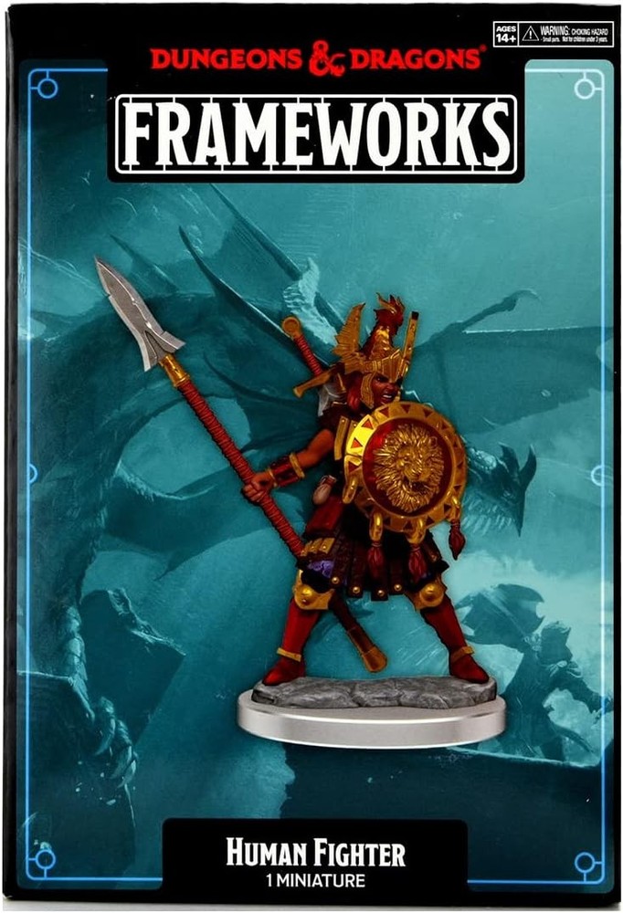 Dungeons & Dragons Frameworks: W01 Human Fighter Female Brand New Sealed