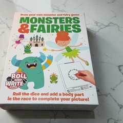 SolidRoots Monsters & Fairies Game Kids New Drawing Activity Kit