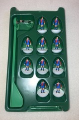 SUBBUTEO 072 CAGLIARI GENOA PANIONIOS TABLE SOCCER FOOTBALL TEAM-VINTAGE-63000