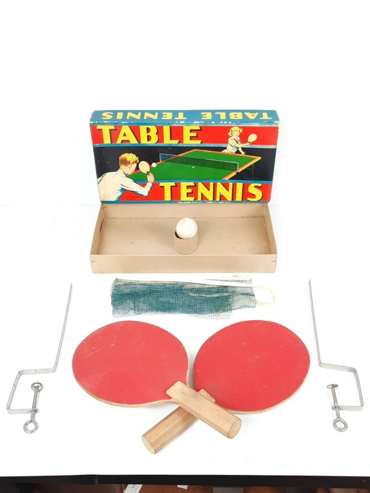 Vintage Milton Bradley Table Tennis Game in Original Box Exc Cond No. 4755 EXC!