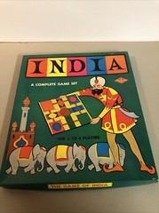 Vintage India Board Game of India Warren Built-Rite Complete in Box