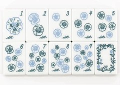 Miss Mahjong Design Hallmark Tiles Set MISS HEIRLOOM Design Mahjong Tiles