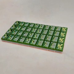 160 hand-painted oil painting style American mahjong tiles, 3 layers of acrylic