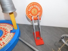 Vtg 1965 Mattel FLEA CIRCUS Magnetic Acrobatic Action Board Game *Read discrip.