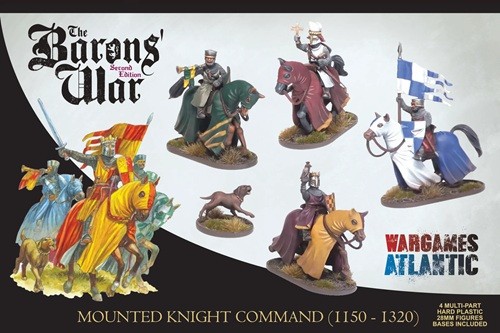 Wargames Atlantic The Age of Chivalry Mounted Knight Command 28mm Fantasy