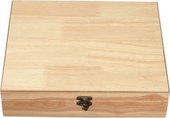 WE Games Board Game with Dice, 12 Numbers, in Natural Wood Box with Lid
