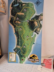 1992 Jurassic Park Board Game by Milton Bradley Complete w/ Manual