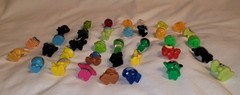 Lot 36 Gogo’s Crazy Bones Various Colors & Series – Satori – Translucent, Used