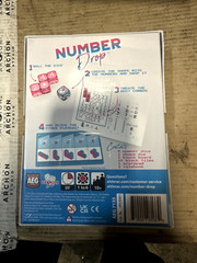 Number Drop Retro Roll & Write Game NEW SEALED FREE SHIPPING