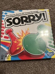 Sorry! Board Game for Kids Ages 6 and Up; Classic Hasbro Board Game; Each Player
