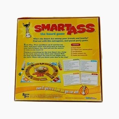 UNIVERSITY GAMES Smart Ass The Board Game 2007 *Missing 2 Question Cards*