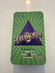 TriBond Game 100% Complete 2004 Travel Version Metal Tin 2-6 Players 12 Years +