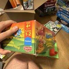 Fisher-Price Whac-A-Mole Electronic Game Lights & Sounds, Ages 4+, 1-2 Players