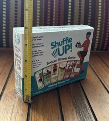 Shuffle Up! Soccer Fitness Game, 70 Skills, 14 Games-New