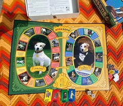 1997 University Games Wishbone the Dog Board Game PBS COMPLETE!