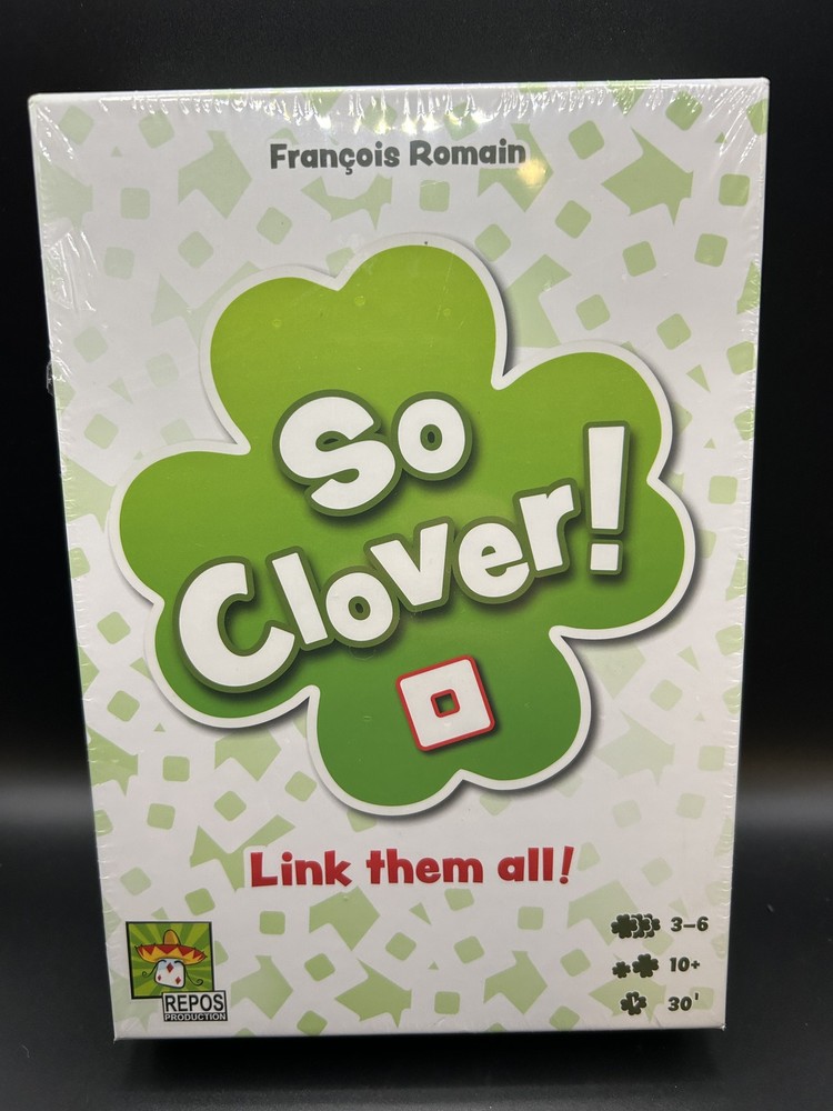 So Clover! Cooperative Party Board Game by Repos Production NEW SEALED