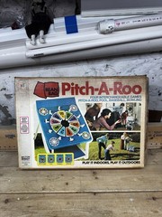 Vintage Milton Bradley Pitch-A-Roo Bean Bag Game Rare Complete