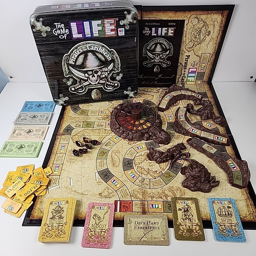 Disney Pirates of the Caribbean The Game of Life Collector Edition Tin