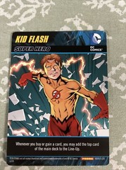 2015 DC Comics Forever Evil Deck Game Kid Flash Oversize Super Hero Promo Card!