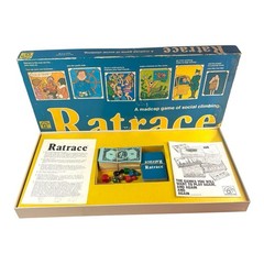 Vintage 1974 “Ratrace” Board Game Social Climbing Waddingtons 70s 100% COMPLETE!