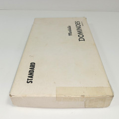 Vtg Set of Puremco No. 616 Standard Black Marblelike Dominoes Made In USA Waco