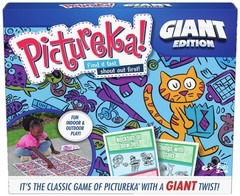 Pictureka Giant Edition Family Game with Oversized Mat Indoor Outdoor Fun