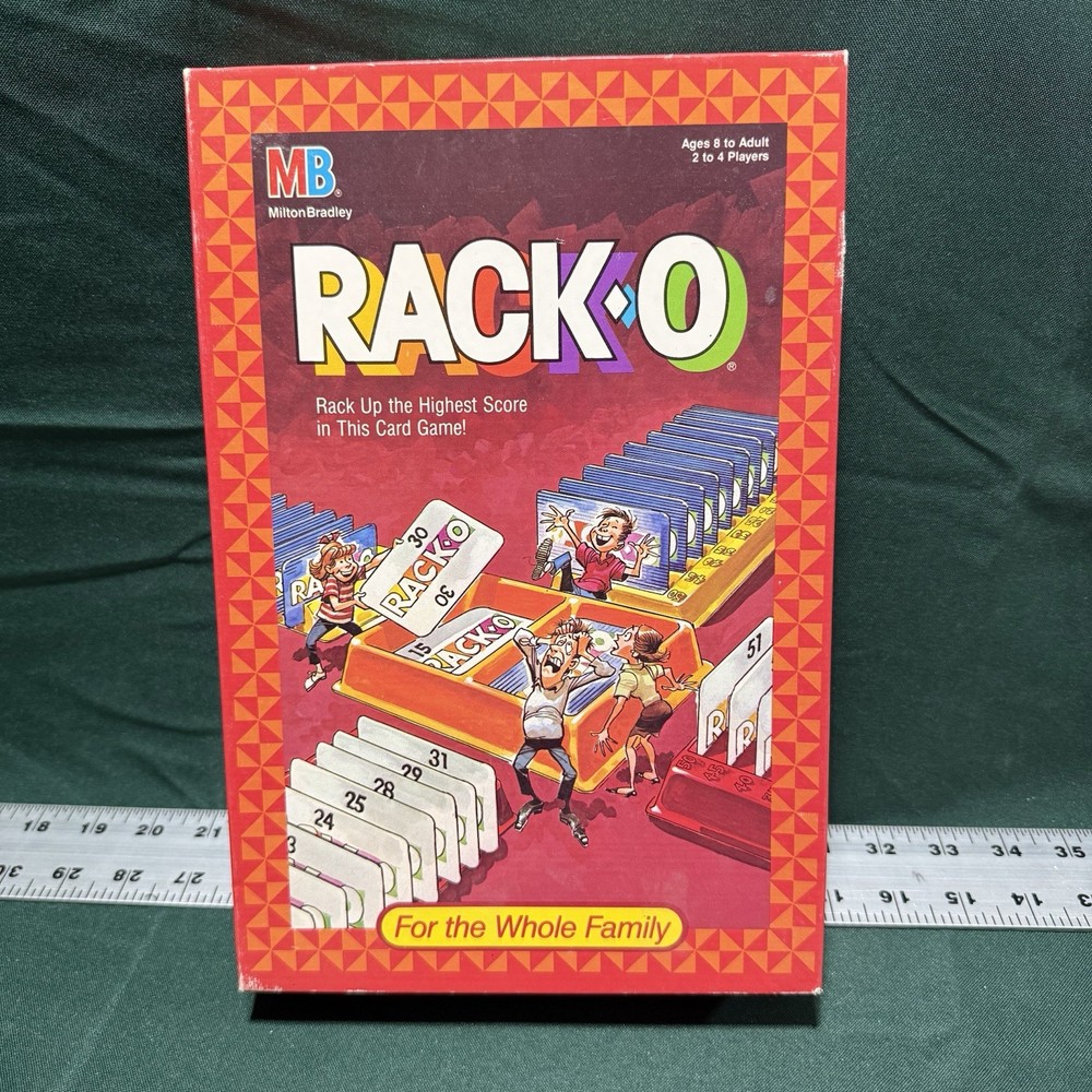 Racko Vintage Milton Bradley Racko Card Game 1987 Complete Family Fun Ships Free