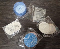 Lot Of Pogs & Small Pog Case Various Characters